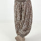 Leichte Pumphose mit stylischem Print  - beige-mehrfarbig