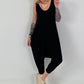 Jumpsuit mit Nieten- schwarz
