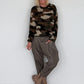 Cord-Baggy - taupe