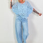 Crochet Shirt with Undershirt - light blue