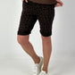 Kurze Hose im Leo Look- schoko