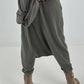 Haremhose mit aufgesetzter Tasche - khaki
