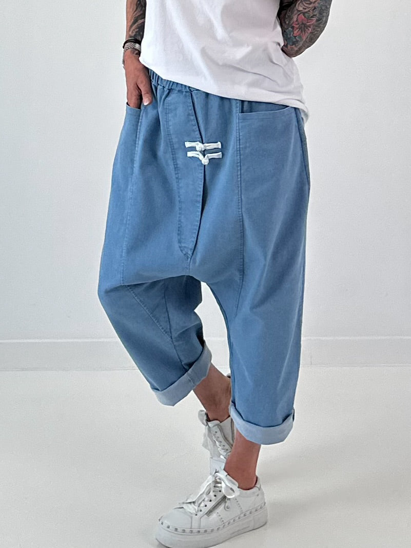 Jeans Baggy  - hellblau