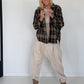 Oversized Flanellhemd im Karo-Look - mokka-beige-mehrfarbig