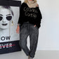 Sweater Cosmic Cutie - schwarz