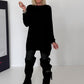 Longpullover - schwarz