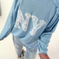 Sweater NY - hellblau