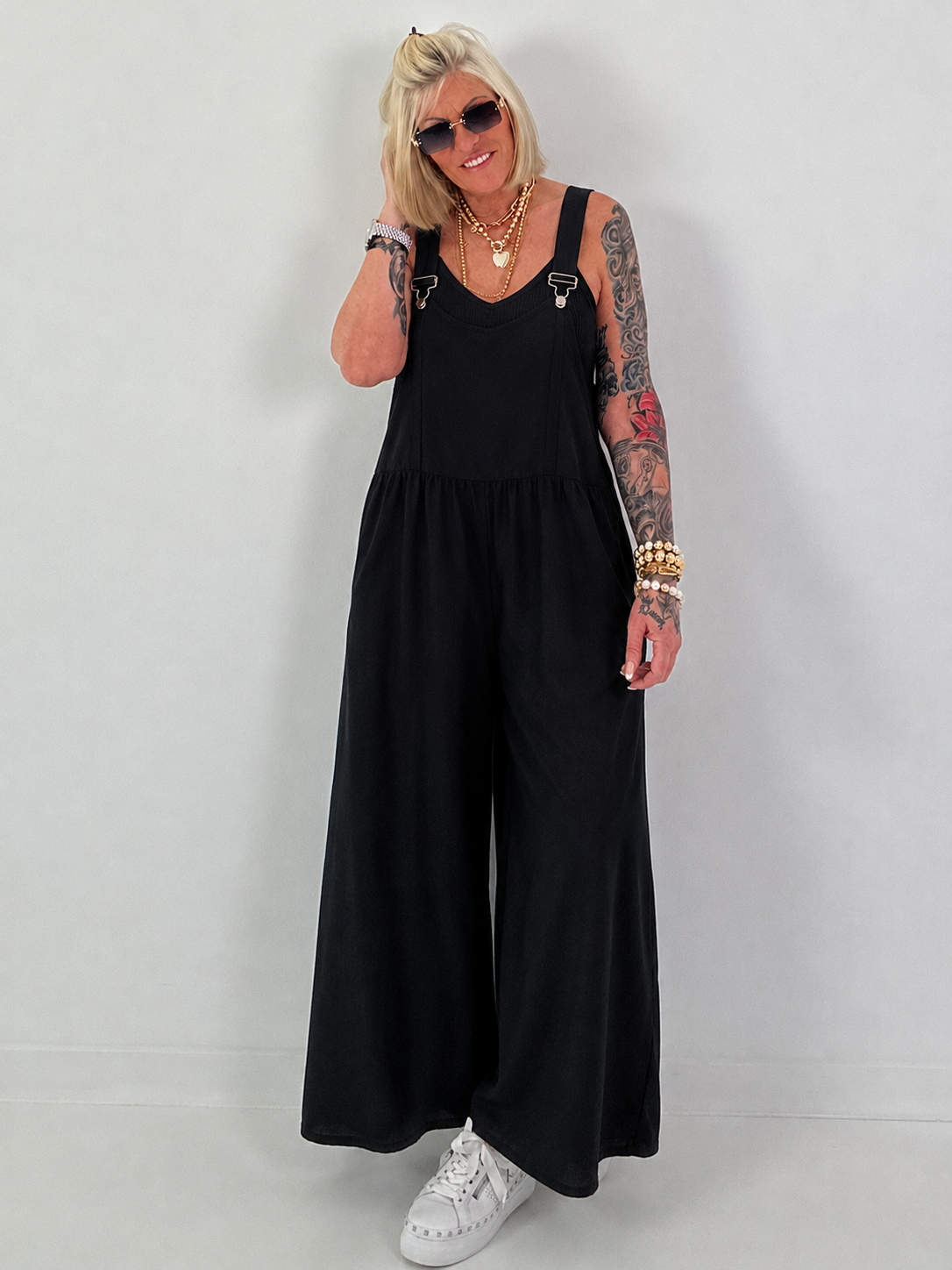Marlene-style jumpsuit - black