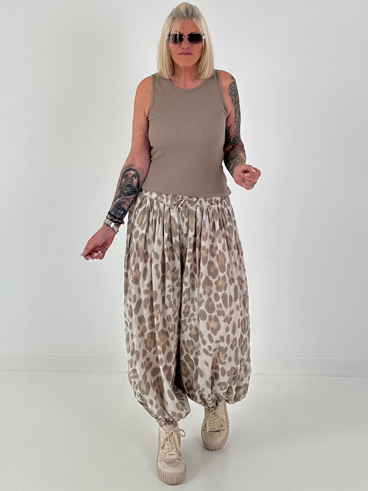 Ripp Tank Top  - taupe