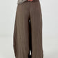Ballon Leinen Hose - taupe