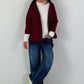 Light jacket with hood - bordeaux