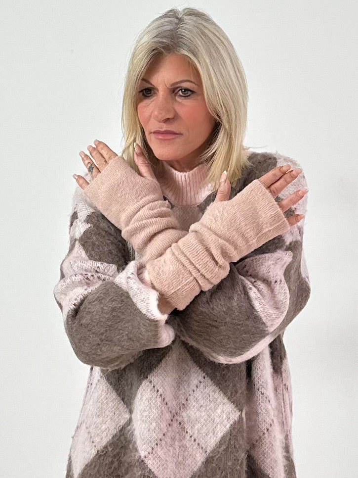 Hand cuffs model "Cozy Touch" - pink