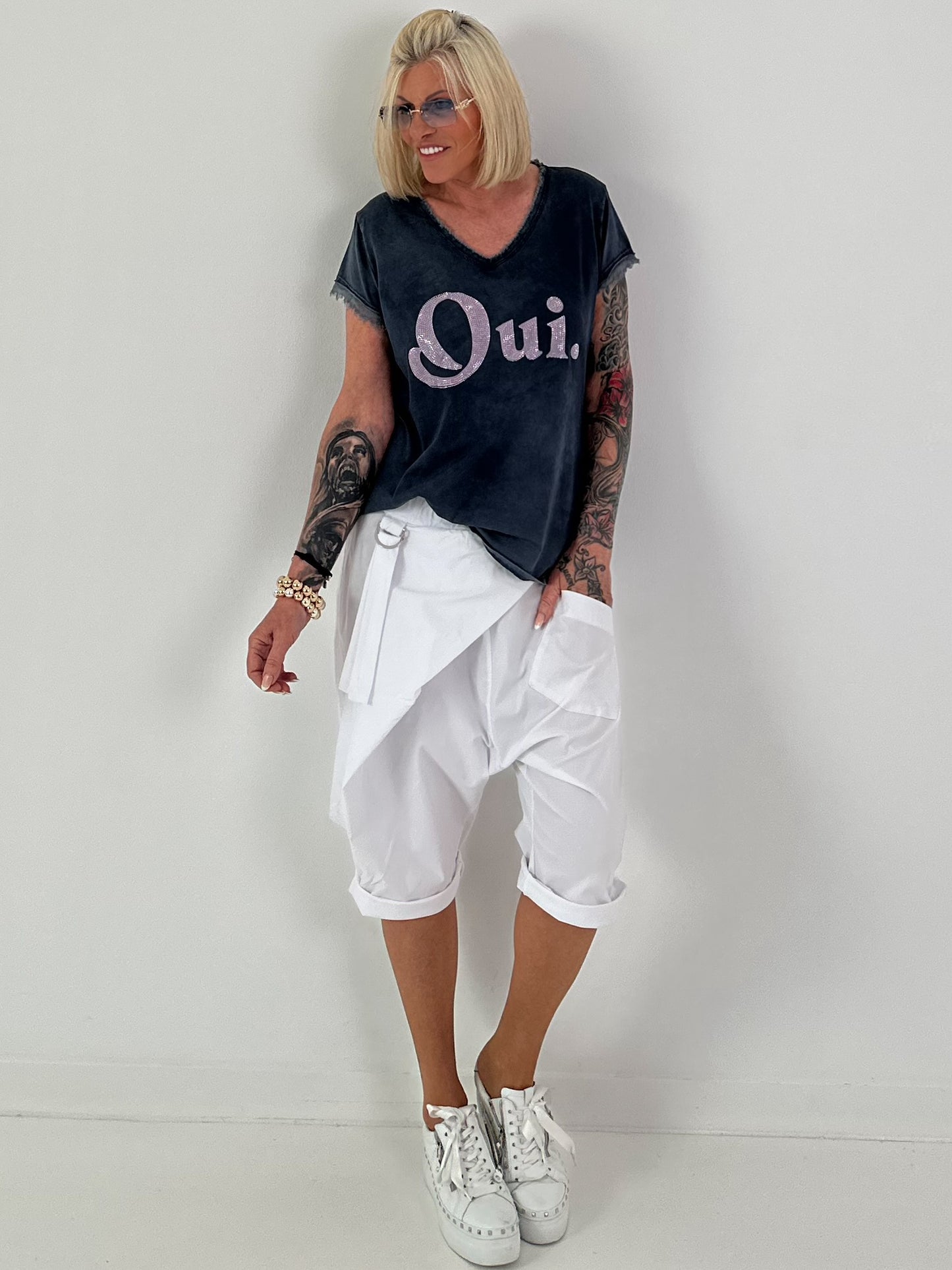 T-Shirt Oui - blue