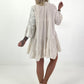 Tunic/Dress with Floral Pattern - Beige