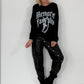 Sweater Memories Fade Glow - schwarz