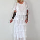 Kleid im Lagenlook - weiss