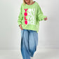 Sweatshirt Modell "YOLO" - grün