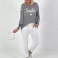 Shirt mit Streifen Smile - schwarz-weiss
