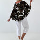 Sweatshirt model "Lace Whisper" - beige