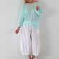 Leichter Oversized Pullover - babytürkis