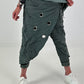 Stylische Hose im Knit-Look - khaki