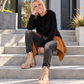 Waist Wrap in Wildlederoptik - camel