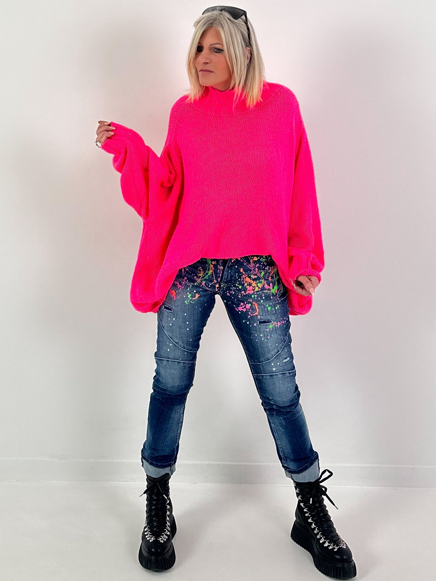 Jeans Modell "Color Riot" - blue denim