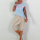 T-Shirt Life Is Short - light blue