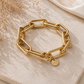Giuno Link Bracelet - gold