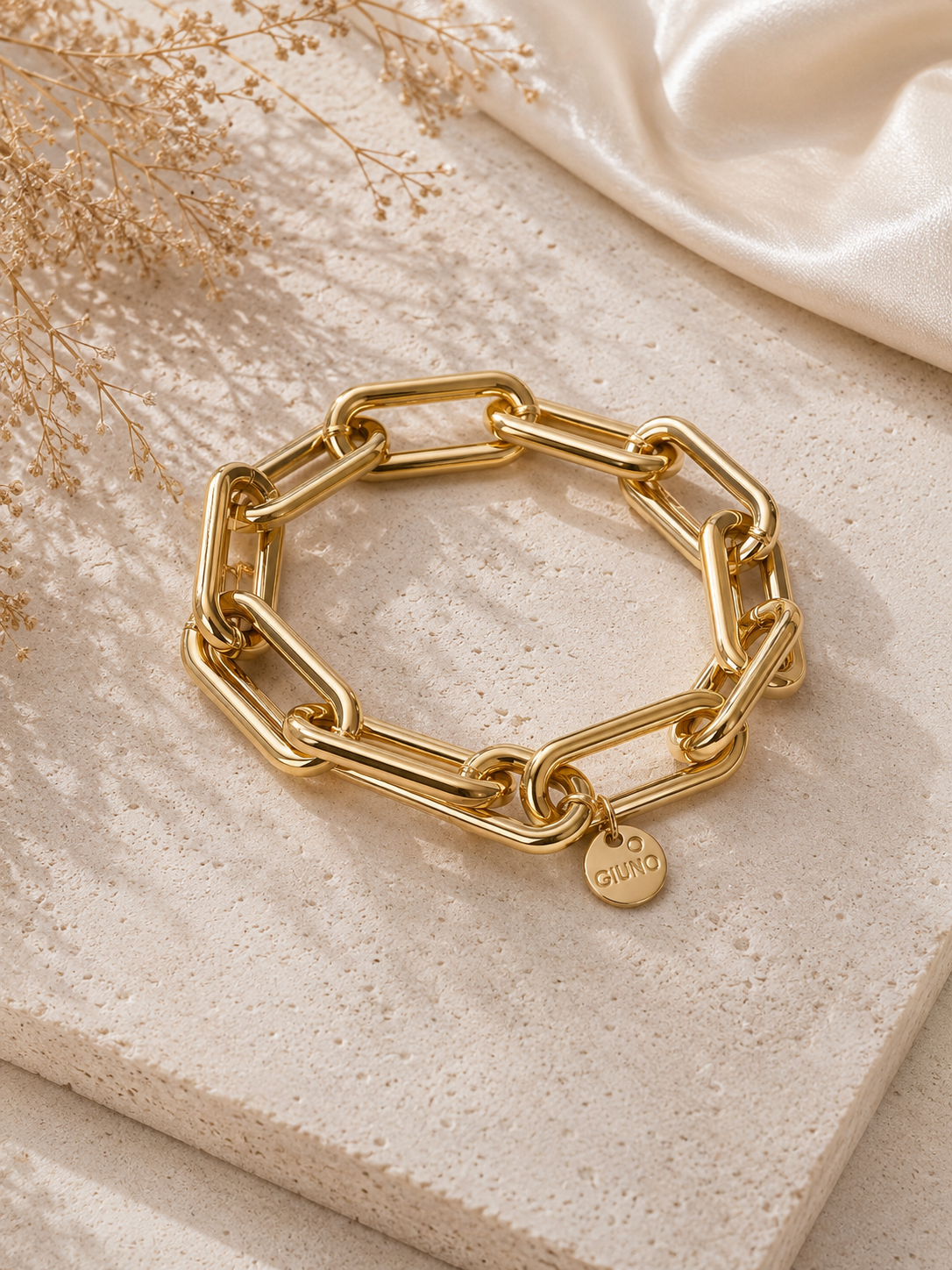 Giuno Link Bracelet - gold