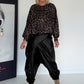 Ballonsweater im All Over Leo-Look - mokka-leo-mehrfarbig