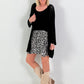 Crochet Jacket with Lurex - Black