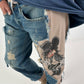 Jogg-Jeans im used Look Moonwalk Mouse - denim
