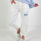 Culotte Jeans Model "Soft Canvas" - white