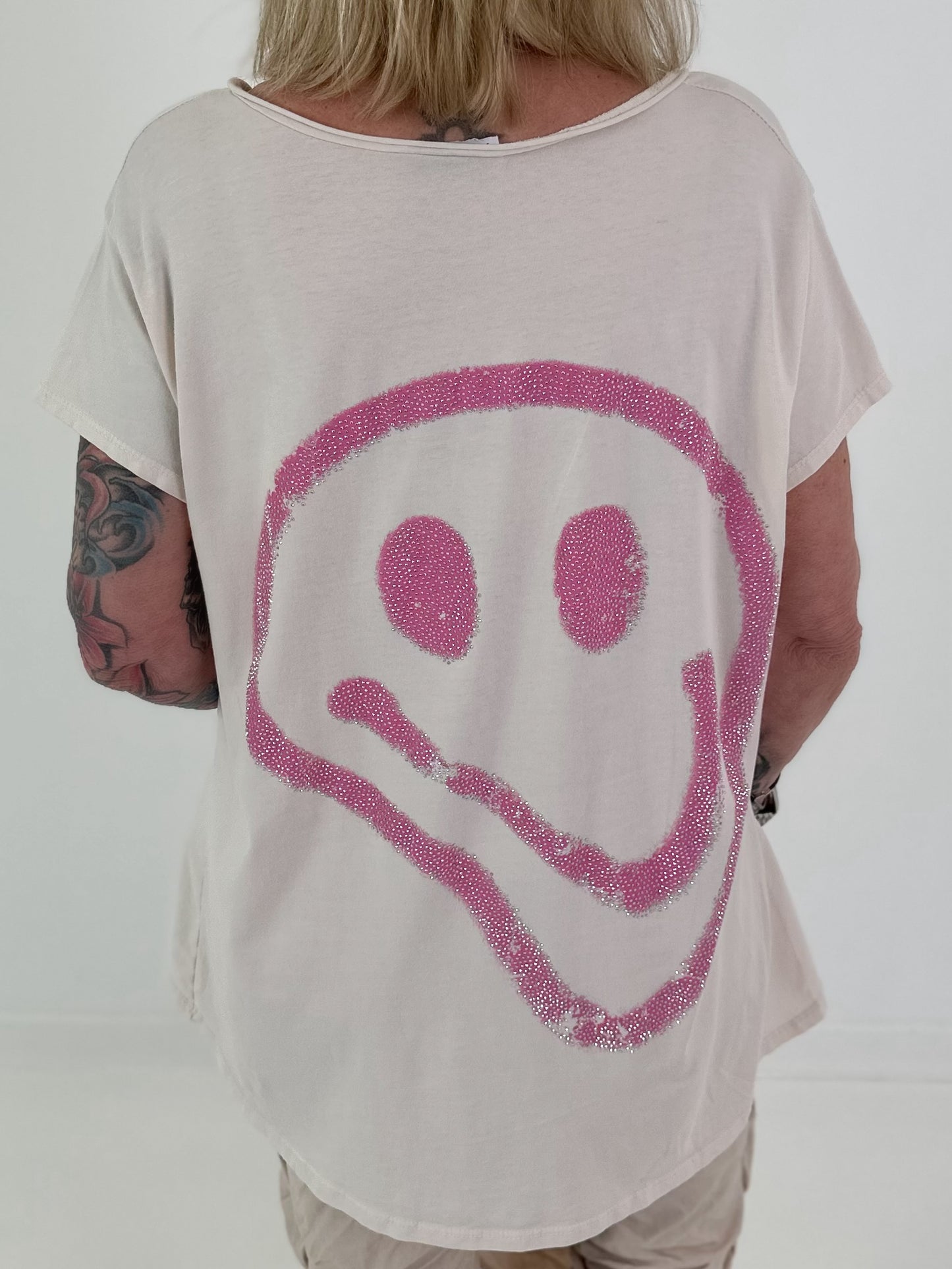 T-shirt Smile - beige