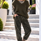 Fluffy turtleneck - olive