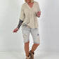 Steinchen Armband - creme