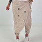 Stylische Hose im Knit-Look - beige
