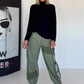 Basic Rollkragenpullover - marine