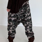 Harembroek met camouflageprint - olijf-taupe-meerkleurig