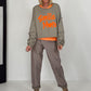 Sweater Smile More - taupe