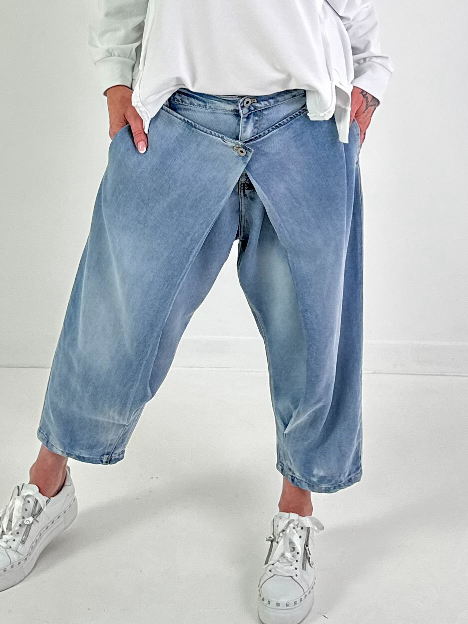 Jeans Hose Modell "Urban Overlap" - denim