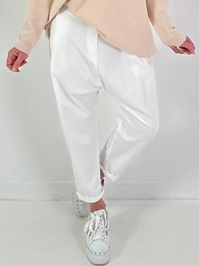 Jeans Baggy Modell "Flow Motion" - weiss