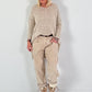 Corduroy trousers model “Casual Comfort” - beige