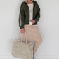 Jacke mit Streifen-Details - oliv