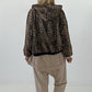2 in 1 Jacke mit Leo-Print - dunkelblau