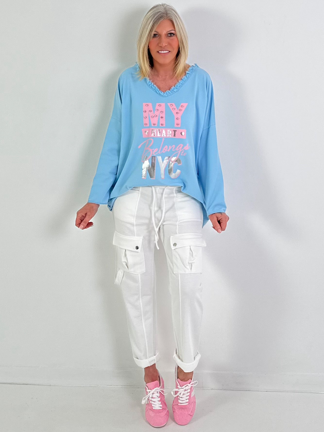 Sweater My Heart - hellblau