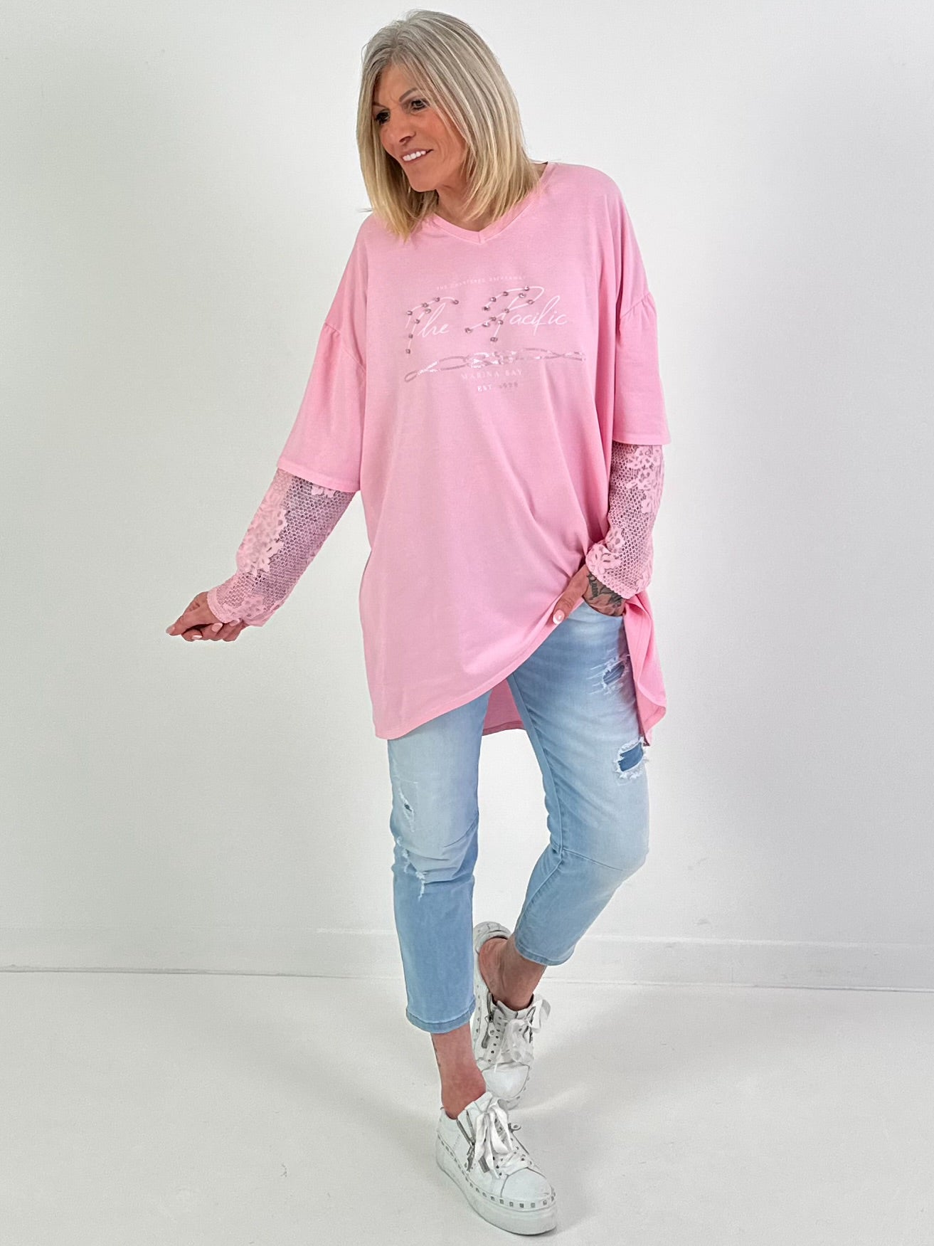 Shirt Modell "Soft Spark" - rosa