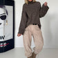 Kuscheliger Pullover - taupe