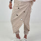 Stylische Hose im Knit-Look - beige